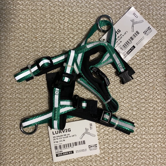 IKEA Dog Ikea Lurvig Reflective Dog Harness Fits 1lbs Dog Poshmark